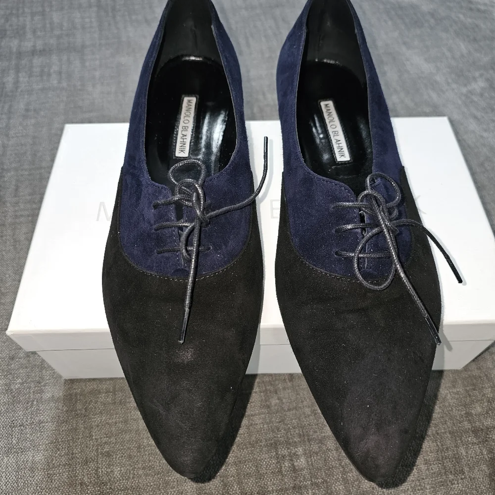 MANOLO BLAHNIK SUEDE - Picture 4 of 6